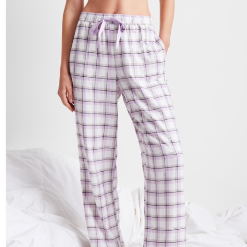 State of Day Women's Plaid Flannel Pajama Pants SIZE L NWT